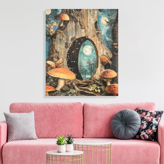 bos vol eigenzinnigheden canvas afdruk (Insitu (Woonkamer))