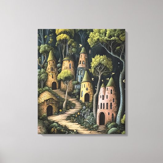 bos vol eigenzinnigheden canvas afdruk (Voorkant)