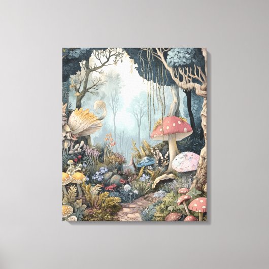 bos vol eigenzinnigheden canvas afdruk (Voorkant)