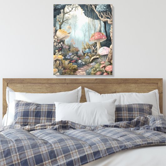 bos vol eigenzinnigheden canvas afdruk (Insitu (Slaapkamer))