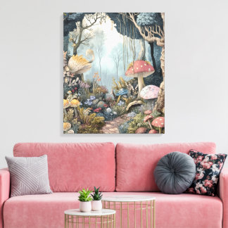 bos vol eigenzinnigheden canvas afdruk