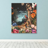 bos vol eigenzinnigheden canvas afdruk (Insitu (Houten vloer))