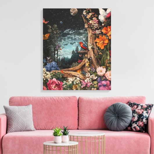 bos vol eigenzinnigheden canvas afdruk (Insitu (Woonkamer))