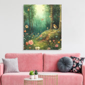 bos vol eigenzinnigheden canvas afdruk (Insitu (Woonkamer))