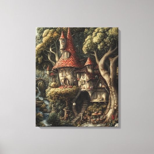 bos vol eigenzinnigheden canvas afdruk (Voorkant)