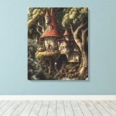 bos vol eigenzinnigheden canvas afdruk (Insitu (Houten vloer))