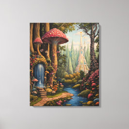 bos vol eigenzinnigheden canvas afdruk