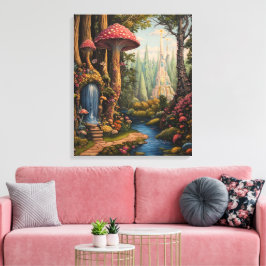 bos vol eigenzinnigheden canvas afdruk