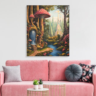 bos vol eigenzinnigheden canvas afdruk