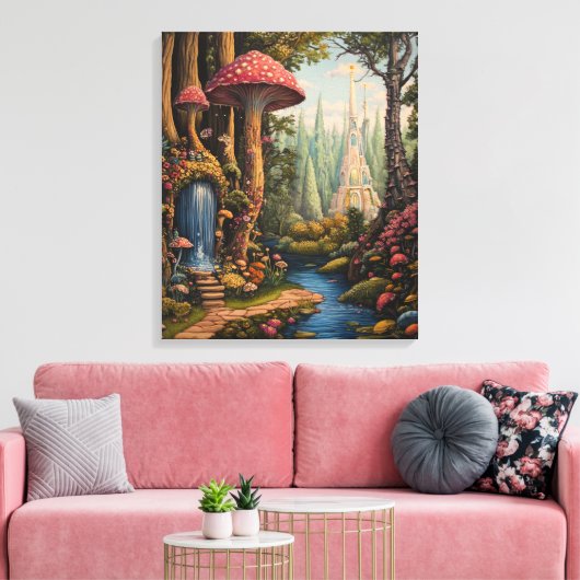 bos vol eigenzinnigheden canvas afdruk (Insitu (Woonkamer))