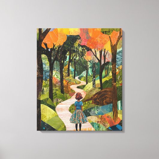 bos vol eigenzinnigheden canvas afdruk (Voorkant)