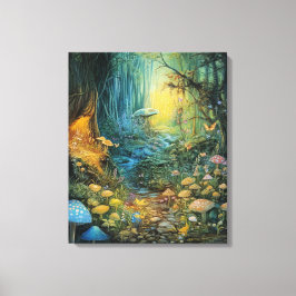 bos vol eigenzinnigheden canvas afdruk