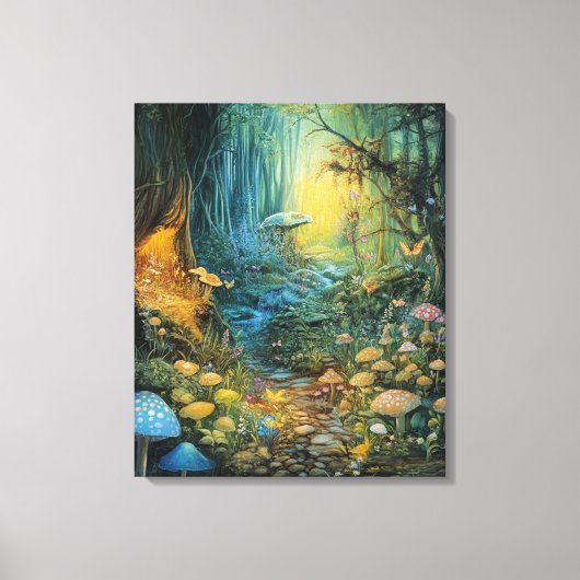 bos vol eigenzinnigheden canvas afdruk (Voorkant)