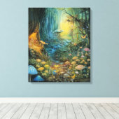 bos vol eigenzinnigheden canvas afdruk (Insitu (Houten vloer))