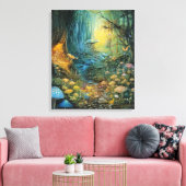 bos vol eigenzinnigheden canvas afdruk (Insitu (Woonkamer))