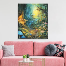 bos vol eigenzinnigheden canvas afdruk