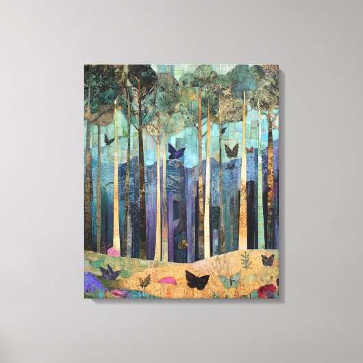 bos vol eigenzinnigheden canvas afdruk (Voorkant)