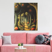 bos vol eigenzinnigheden canvas afdruk (Insitu (Woonkamer))