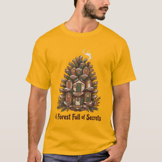 Bos Vol Geheim T-shirt Denneappel Dorp Tee