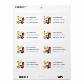 Bos Vrienden Etiket (Full Sheet)