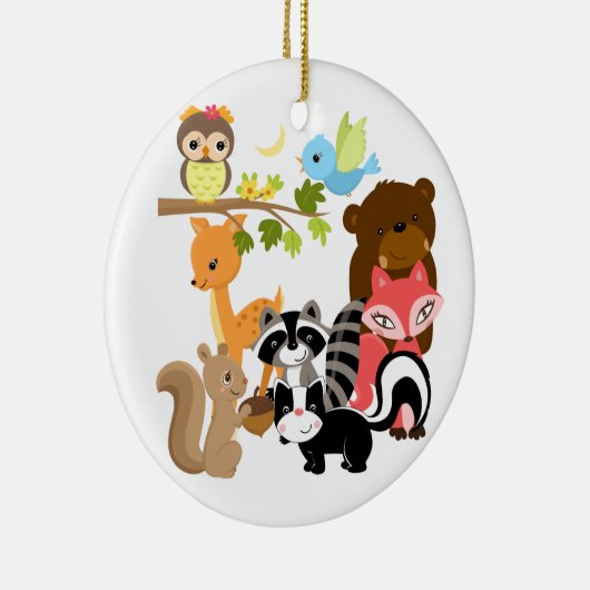 Bos Vrienden Keramisch Ornament (Rechts)