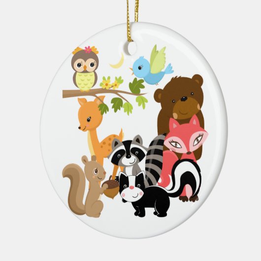 Bos Vrienden Keramisch Ornament (Links)