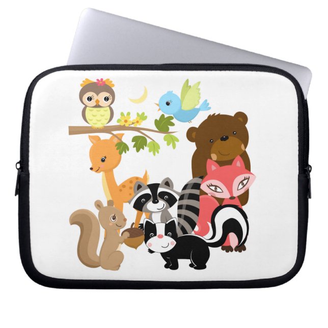Bos Vrienden Laptop Sleeve (Voorkant)