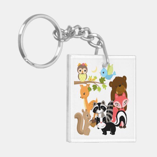 Bos Vrienden Sleutelhanger (Voorkant Links)