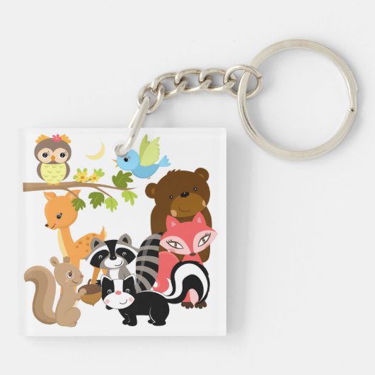 Bos Vrienden Sleutelhanger (Achterkant)