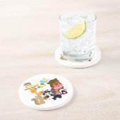 Bos Vrienden Zandsteen Onderzetter (Zijkant)