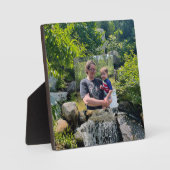 Bos waterval Bomen Outdoor natuur Fotoplaat (Voorkant)
