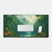 Bos Waterval Landschap Bureaumat (Keyboard & Muis)