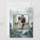 bos | Waterverf Foto Save The Date (Voorkant)