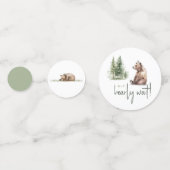 Bos, we kunnen bijna niet wachten confetti (Achterkanten)