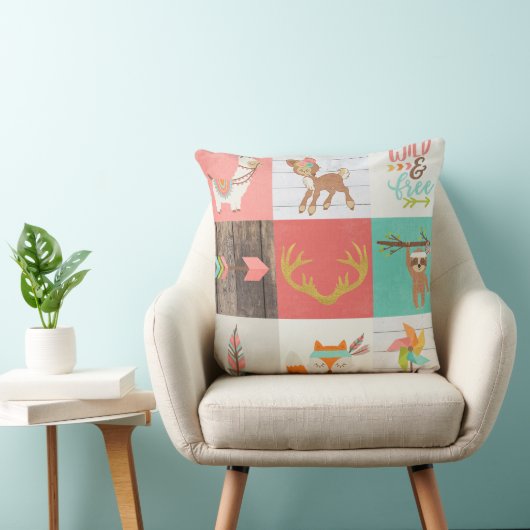 BOS - wild en vrij Kussen (Stoel)