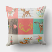 BOS - wild en vrij Kussen (Achterkant)