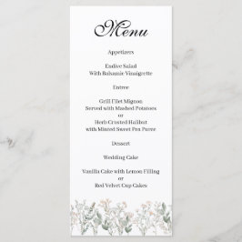 Bos Wilde Bloemen Menu