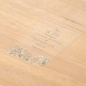 Bos Wilde Bloemen Save the Date Aankondiging (Laagn)