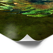 Bos, wilde paddenstoelen perfect poster (Hoek)