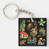 Bos, wilde paddenstoelen sleutelhanger (voorkant)