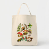 Bos, wilde paddenstoelen tote bag (Voorkant)