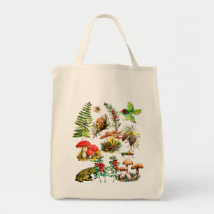 Bos, wilde paddenstoelen tote bag