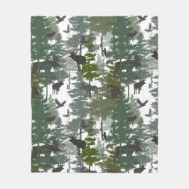 Bos Wildlife Fleece Deken