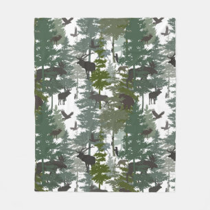 Bos Wildlife Fleece Deken