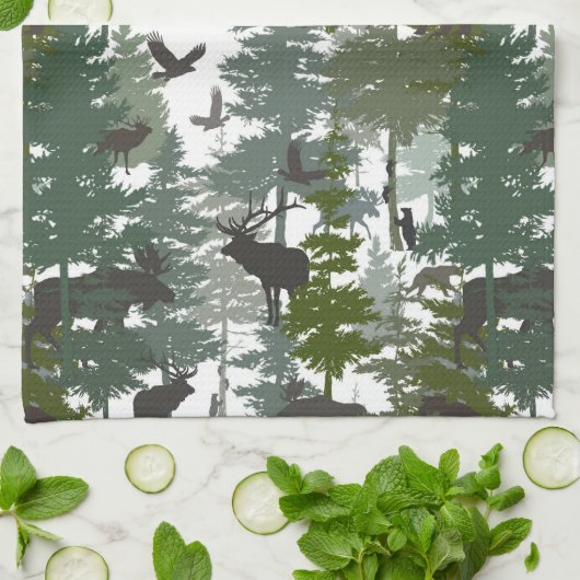 Bos Wildlife Theedoek (Gevouwen)