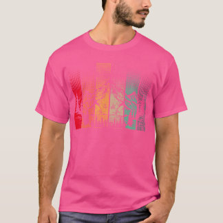 Bos Wildlife Trees Outdoors Natuur Retro Mounta T-shirt