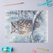 Bos Winter Uil Tissuepapier (Craft)