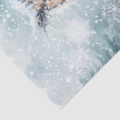 Bos Winter Uil Tissuepapier (Detail)