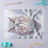 Bos Winter Uil Tissuepapier (Craft)