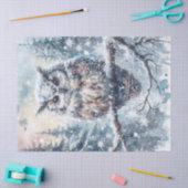 Bos Winter Uil Tissuepapier (Craft)